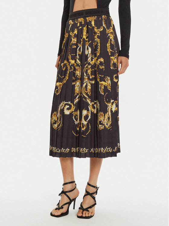 Versace Jeans Couture Plisuotas sijonas · Spalvota · Midi