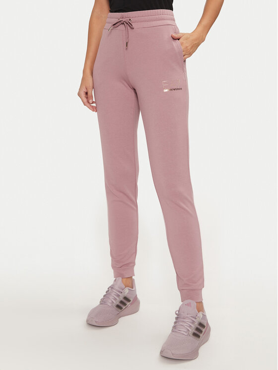 EA7 Emporio Armani Sportinės kelnės · Violetinė · Regular Fit
