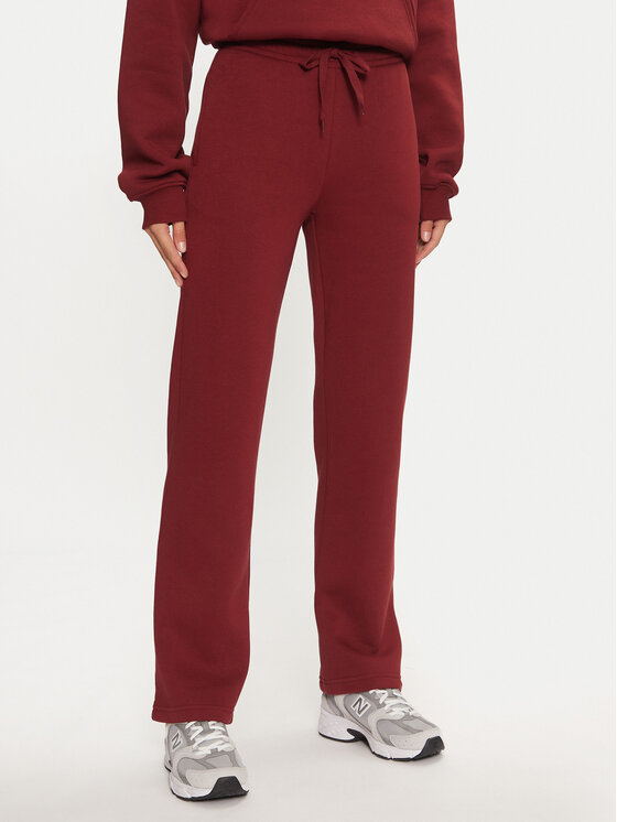 Gina Tricot Sportinės kelnės · Raudona · Relaxed Fit