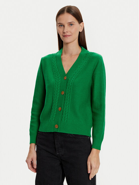 TATUUM Kardiganas · Žalia · Regular Fit