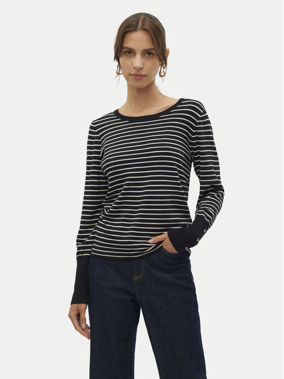 Vero Moda Megztinis · Juoda · Regular Fit