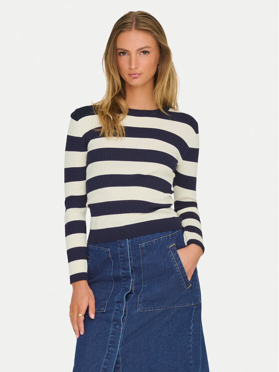 JDY Megztinis · Tamsiai mėlyna · Regular Fit