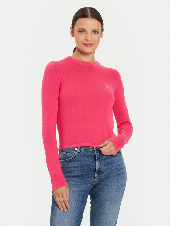 HUGO Megztinis · Rožinė · Slim Fit