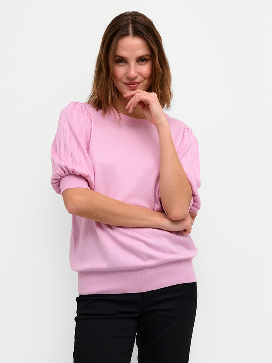 Kaffe Megztinis · Rožinė · Regular Fit