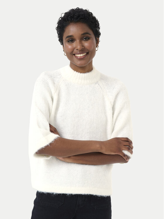 Kaffe Megztinis · Smėlio · Relaxed Fit