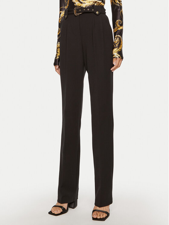 Versace Jeans Couture Medžiaginės kelnės · Juoda · Regular Fit