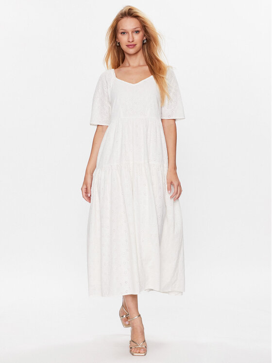 YAS Kasdieninė suknelė · Balta · Midi