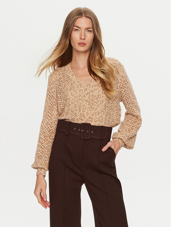 TWINSET Kardiganas · Smėlio · Regular Fit