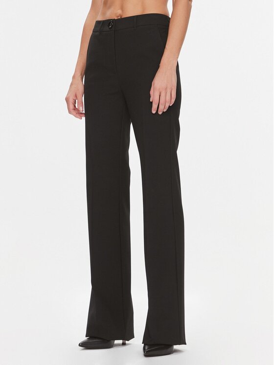 Marella Medžiaginės kelnės · Juoda · Regular Fit