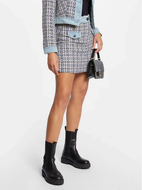 Morgan Mini sijonas · Mėlyna · Mini