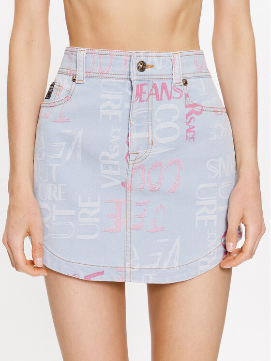 Versace Jeans Couture Mini sijonas · Mėlyna · Mini