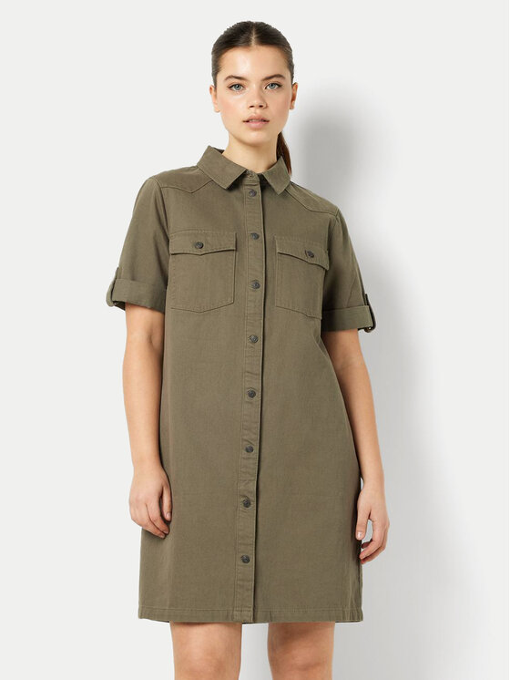 Noisy May Džinsinė suknelė · Chaki · Mini