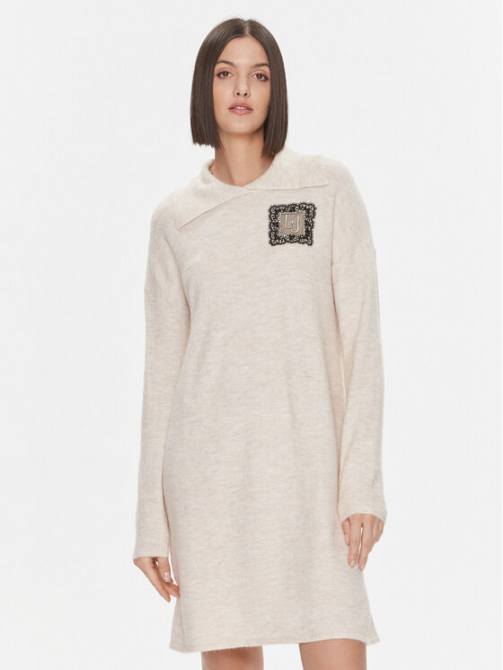 Liu Jo Trikotažinė suknelė · Smėlio · Mini