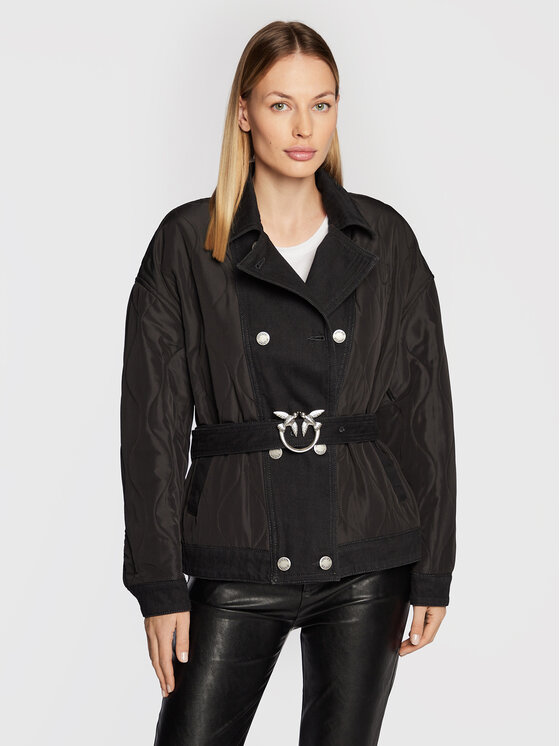 PINKO Demisezoninė striukė · Juoda