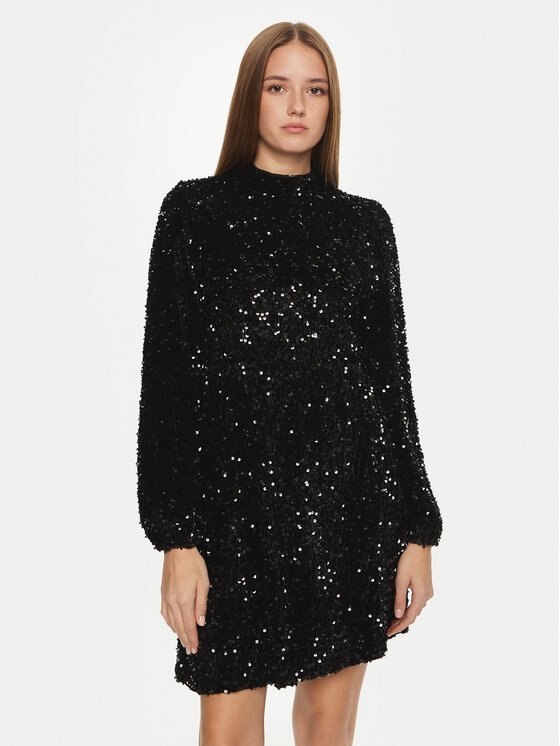 Vila Kokteilinė suknelė · Juoda · Mini