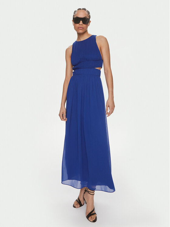 Patrizia Pepe Kokteilinė suknelė · Tamsiai mėlyna · Maksi