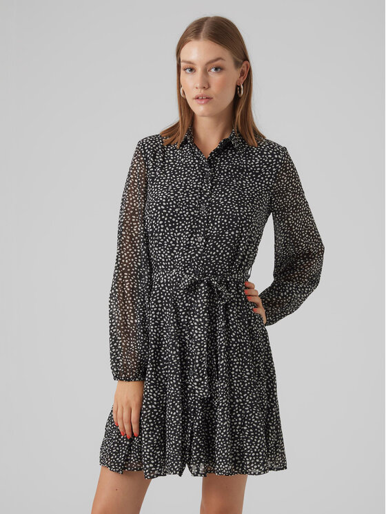 Vero Moda Marškinių tipo suknelė · Juoda · Mini