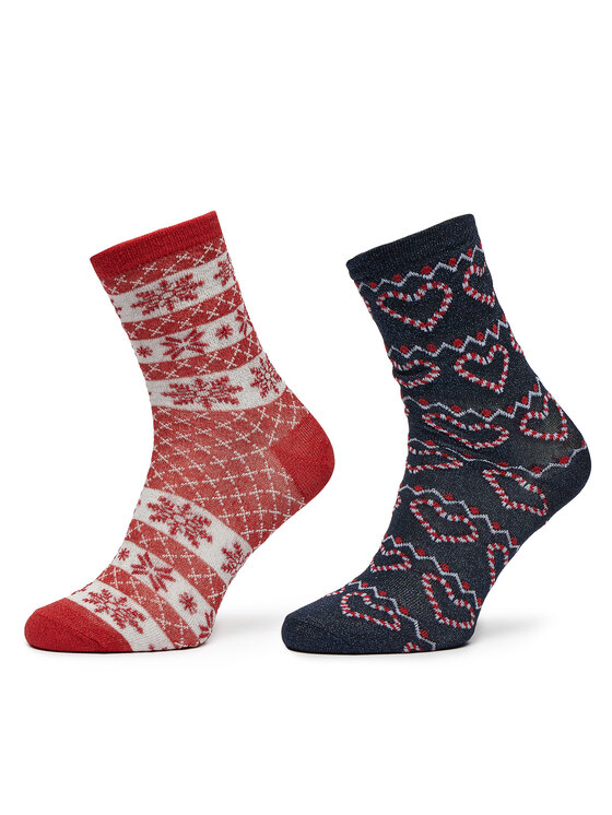 Pieces Ilgos kojinės · Spalvota