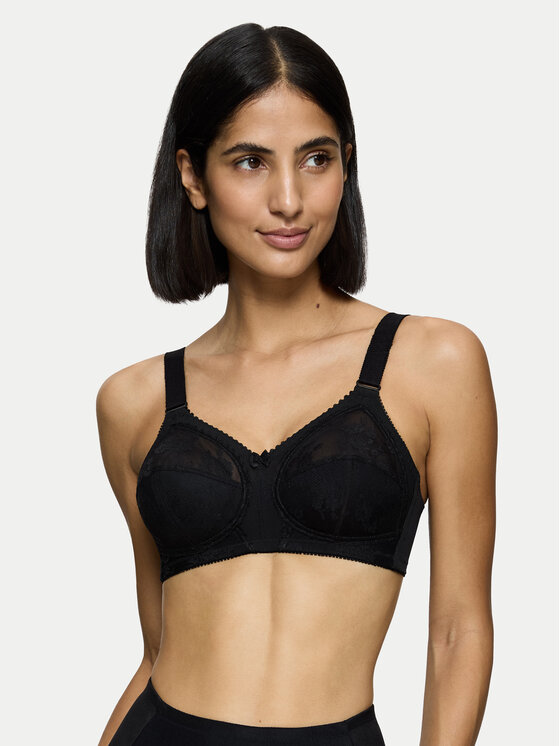 Triumph Besiūlė liemenėlė · Juoda