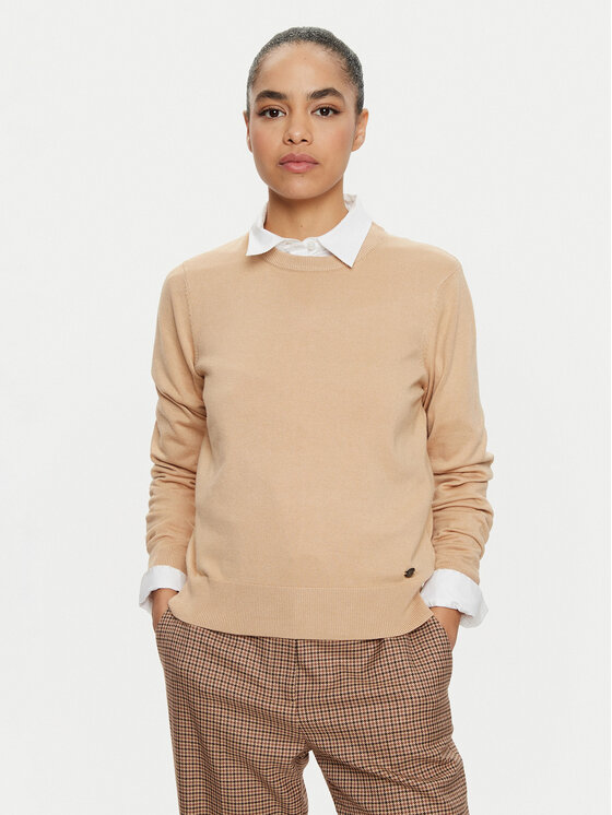 U.S. Polo Assn. Megztinis · Smėlio · Regular Fit