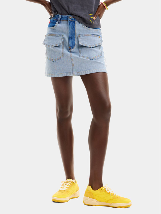 Desigual Džinsinis sijonas · Mėlyna · Mini