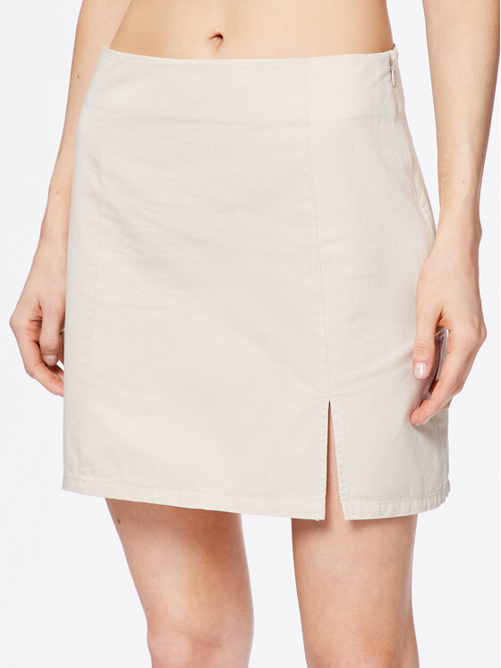 Moss Copenhagen Mini sijonas · Écru · Mini