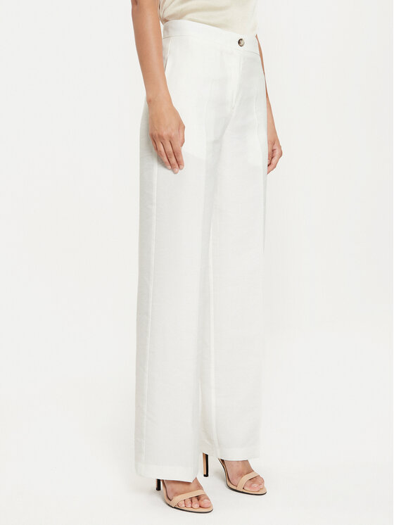 ViCOLO Medžiaginės kelnės · Écru · Regular Fit