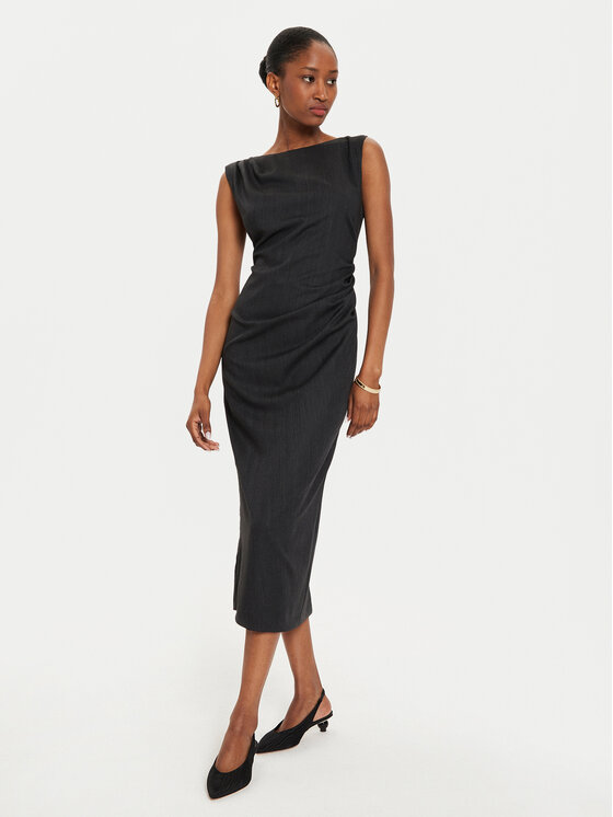 Marella Kokteilinė suknelė · Pilka · Midi