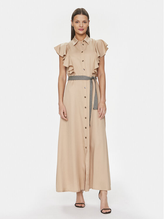Gaudi Marškinių tipo suknelė · Smėlio · Maksi