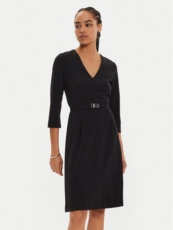 Calvin Klein Kokteilinė suknelė · Juoda · Mini