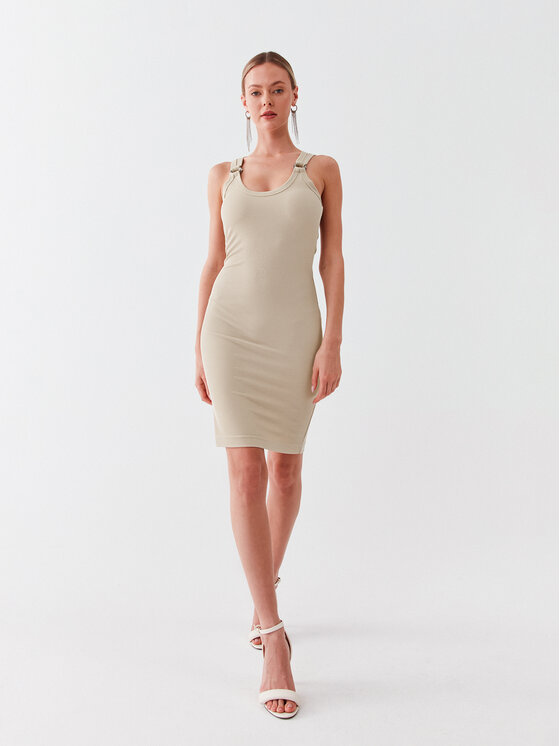 Guess Kasdieninė suknelė · Smėlio · Midi