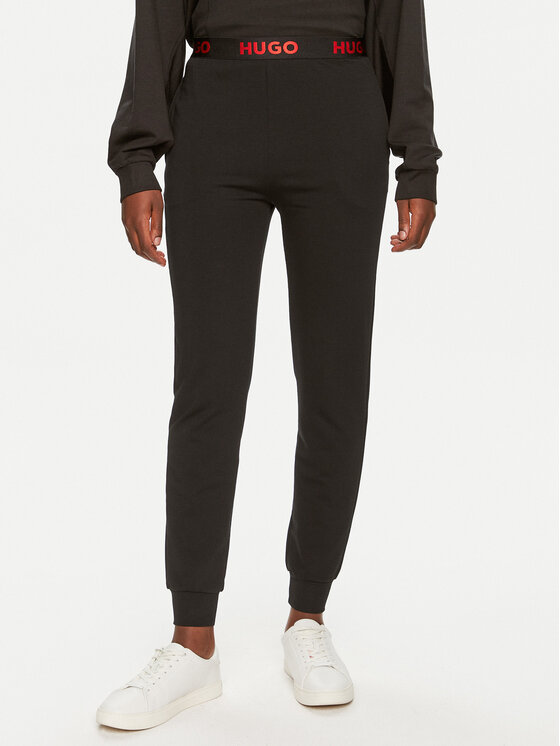 HUGO Sportinės kelnės · Juoda · Regular Fit