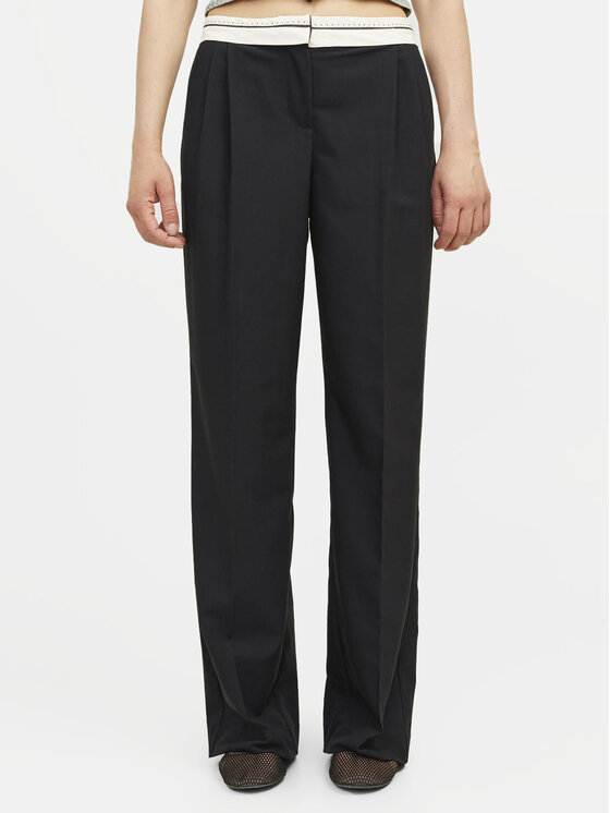 JJXX Medžiaginės kelnės · Juoda · Relaxed Fit