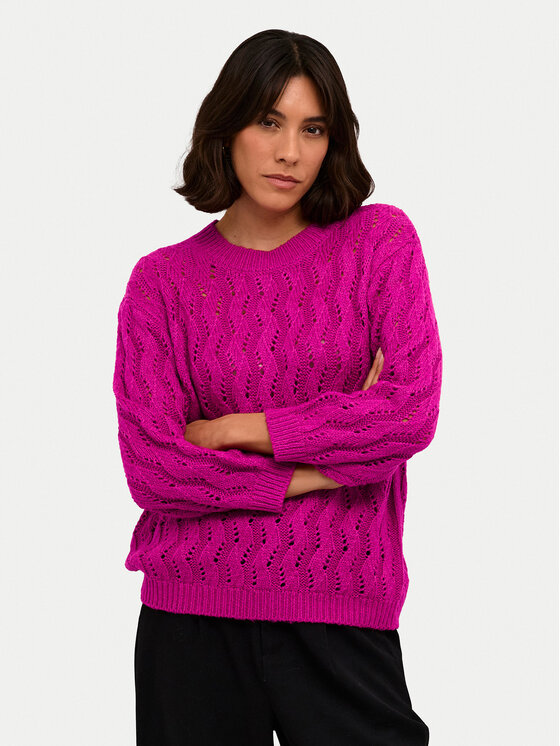 Kaffe Megztinis · Rožinė · Regular Fit