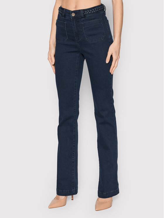 Morgan Džinsai · Tamsiai mėlyna · Regular Fit