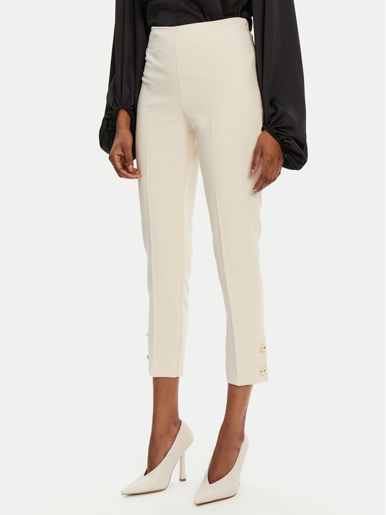 Rinascimento Medžiaginės kelnės · Écru · Regular Fit