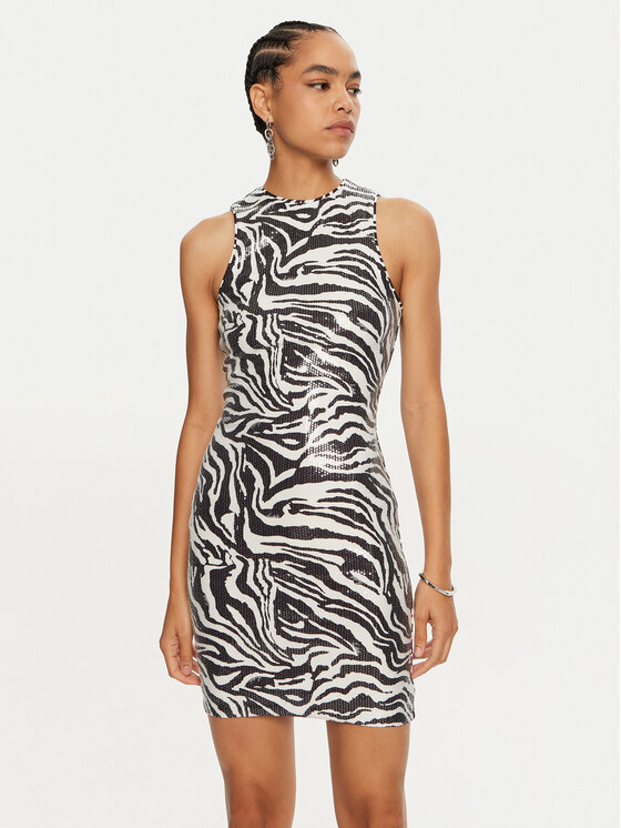 ROTATE Kokteilinė suknelė · Juoda · Mini