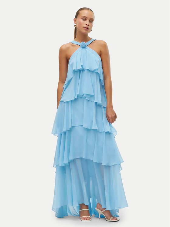Vero Moda Vakarinė suknelė · Mėlyna · Maksi