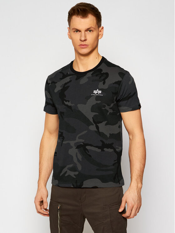 Alpha Industries Marškinėliai · Juoda