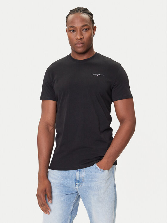 Tommy Jeans Marškinėliai · Juoda