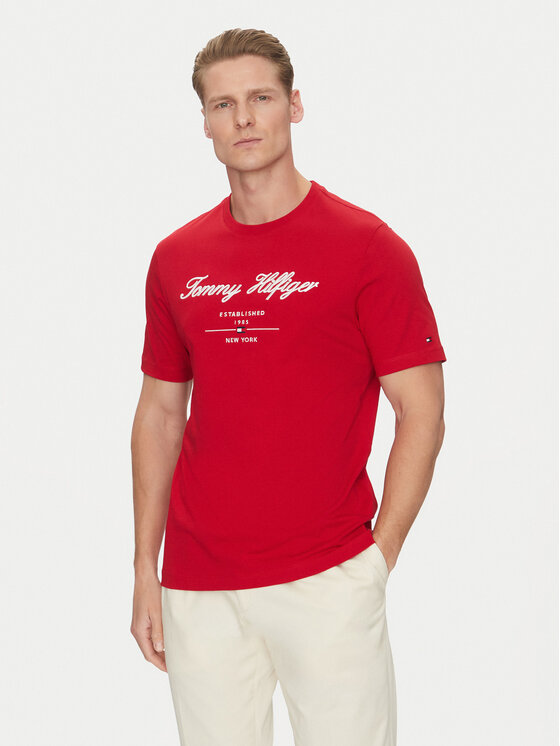 Tommy Hilfiger Marškinėliai · Raudona