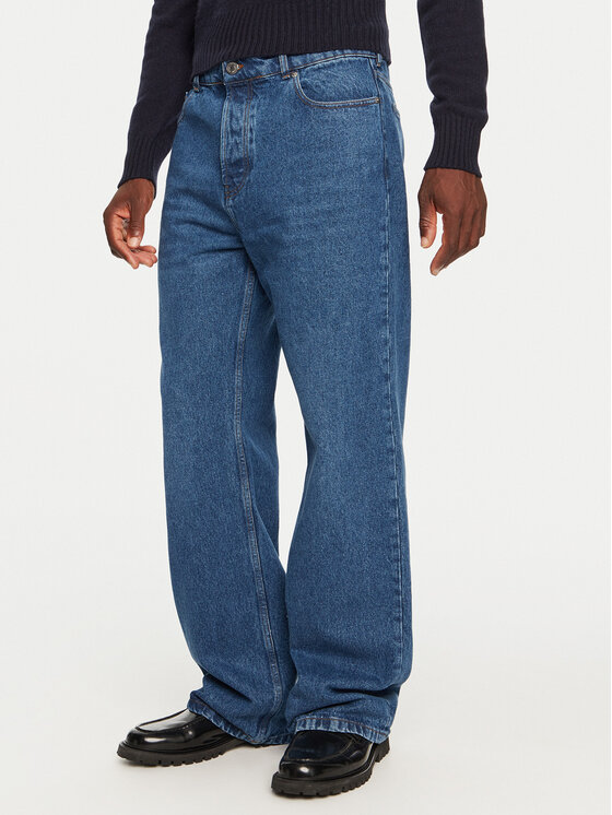 AMI Paris Džinsai · Tamsiai mėlyna · Relaxed Fit