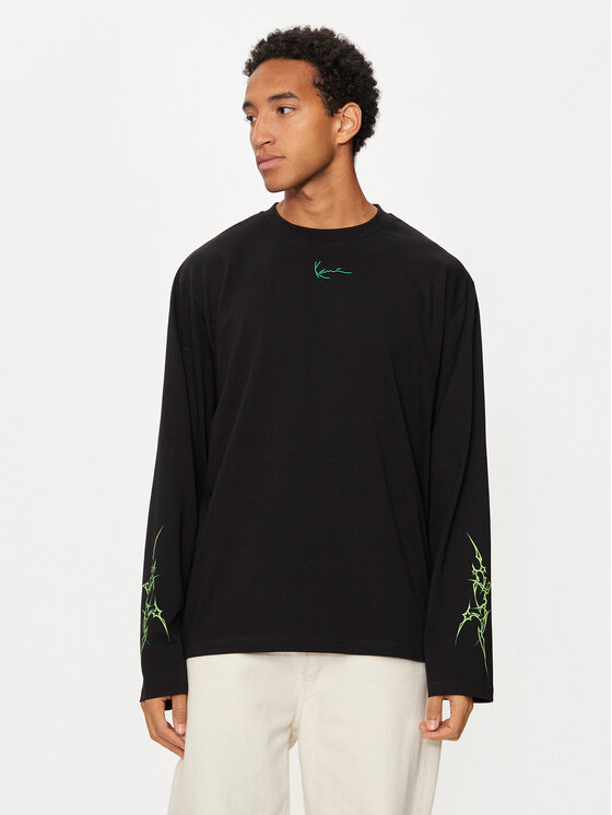 Karl Kani Marškinėliai ilgomis rankovėmis · Juoda