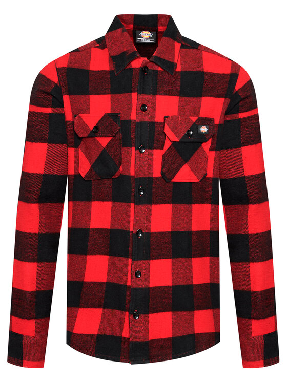 Dickies Marškiniai · Raudona · Regular Fit