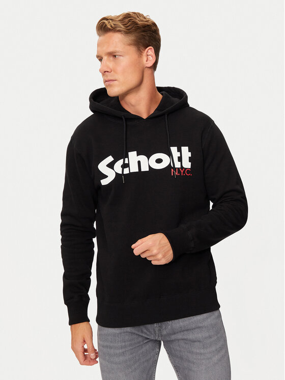 Schott NYC Džemperis · Juoda