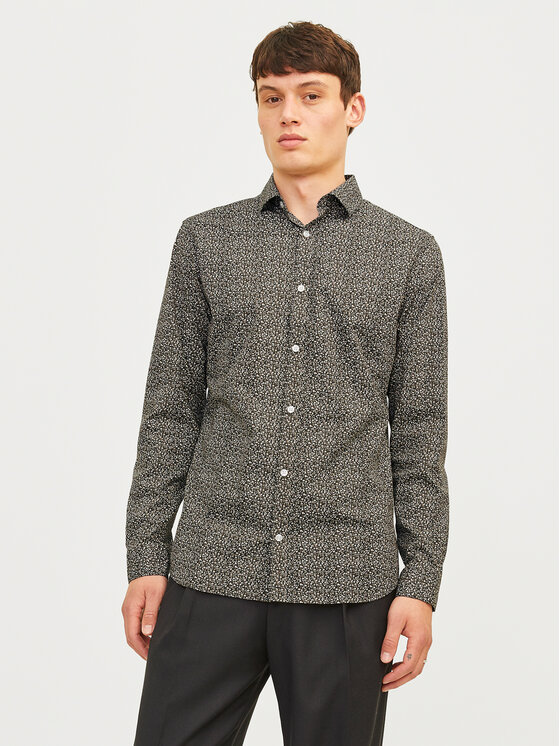 Jack & Jones Marškiniai · Pilka · Slim Fit