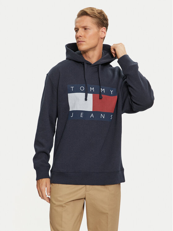Tommy Jeans Džemperis · Tamsiai mėlyna