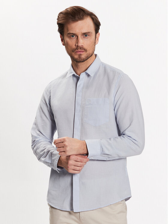 Kodas SUN15 Calvin Klein Marškiniai · Žydra · Regular Fit