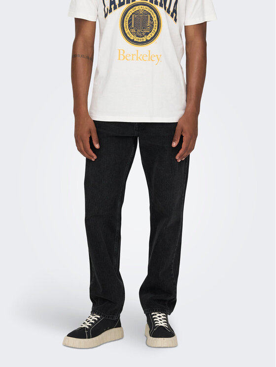 Only & Sons Džinsai · Juoda · Relaxed Fit