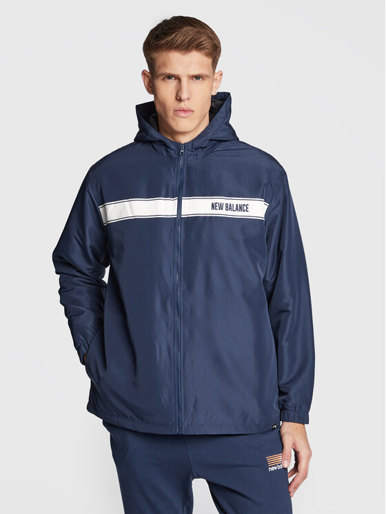 New Balance Demisezoninė striukė · Tamsiai mėlyna